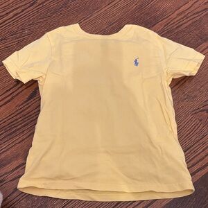 Polo Ralph Lauren Yellow Tee with Blue Logo